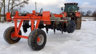 БОРОНА ПРИЦЕПНАЯ ДВУХРЯДНАЯ БД-320Ф